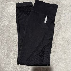 Gymshark Energy + Seamless Leggings- Black. Never worn. Size M.